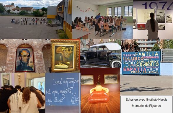 Echange avec l'instituto Narcís Monturiol de Figueres, avril-mai 2026.